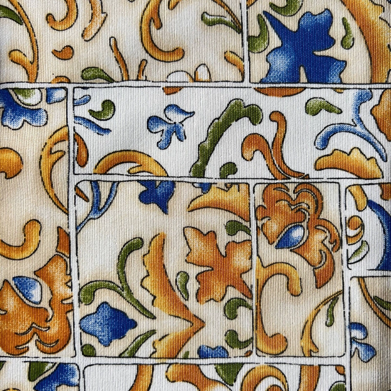 CAMINO DE MESA TILES 160X40 CM – ESTILO MEDITERRANEO - 2