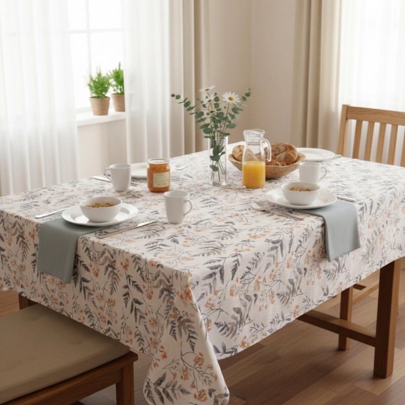 MANTEL ANTIMANCHAS FLORAL 130X180 CM - 3