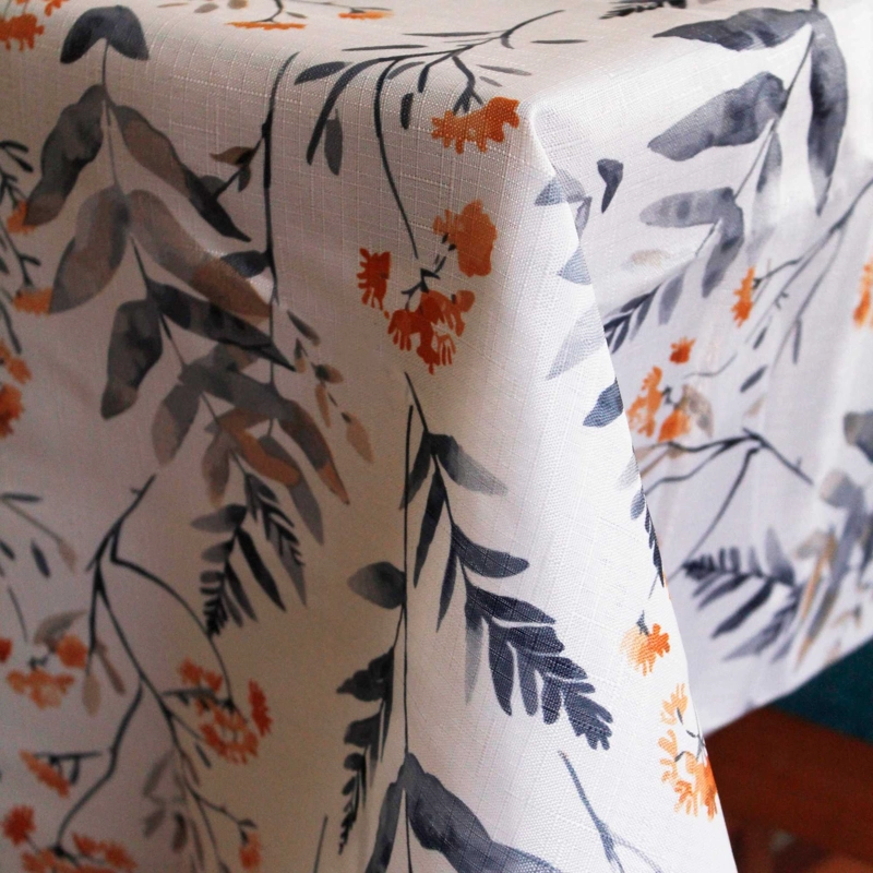 SET 2 MANTELES ANTIMANCHAS FLORAL Y SILVESTRE 130X180 CM - 2