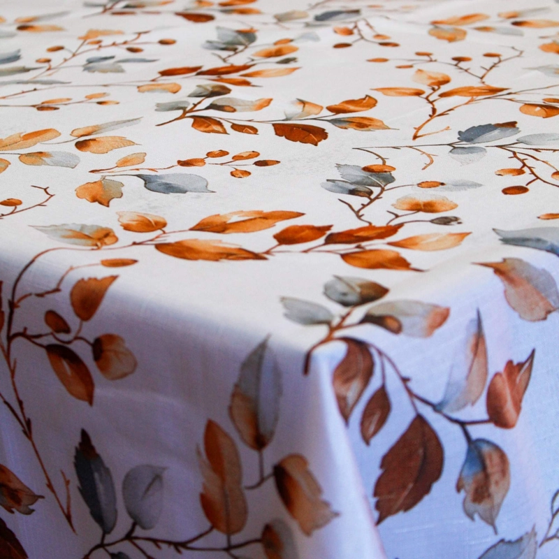 SET 2 MANTELES ANTIMANCHAS FLORAL Y SILVESTRE 130X180 CM - 5