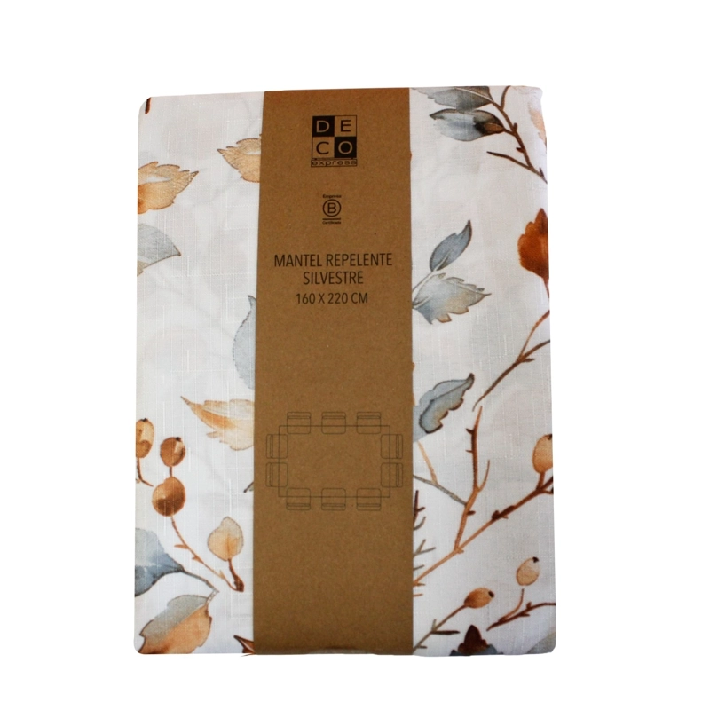 MANTEL ANTIMANCHAS SILVESTRE 130X180 CM - 1