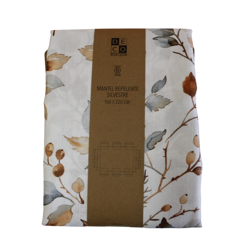 MANTEL ANTIMANCHAS SILVESTRE 180X280 CM - 5