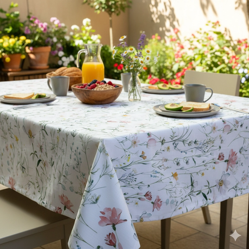 MANTEL ANTIMANCHAS PRADERA 130X180 CM - 2
