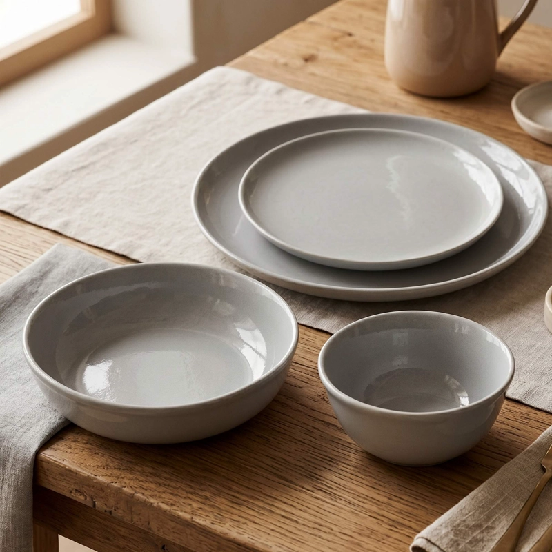 VAJILLA CERAMICA SALAMANCA 16 PIEZAS PARA 4 PERSONAS - 6