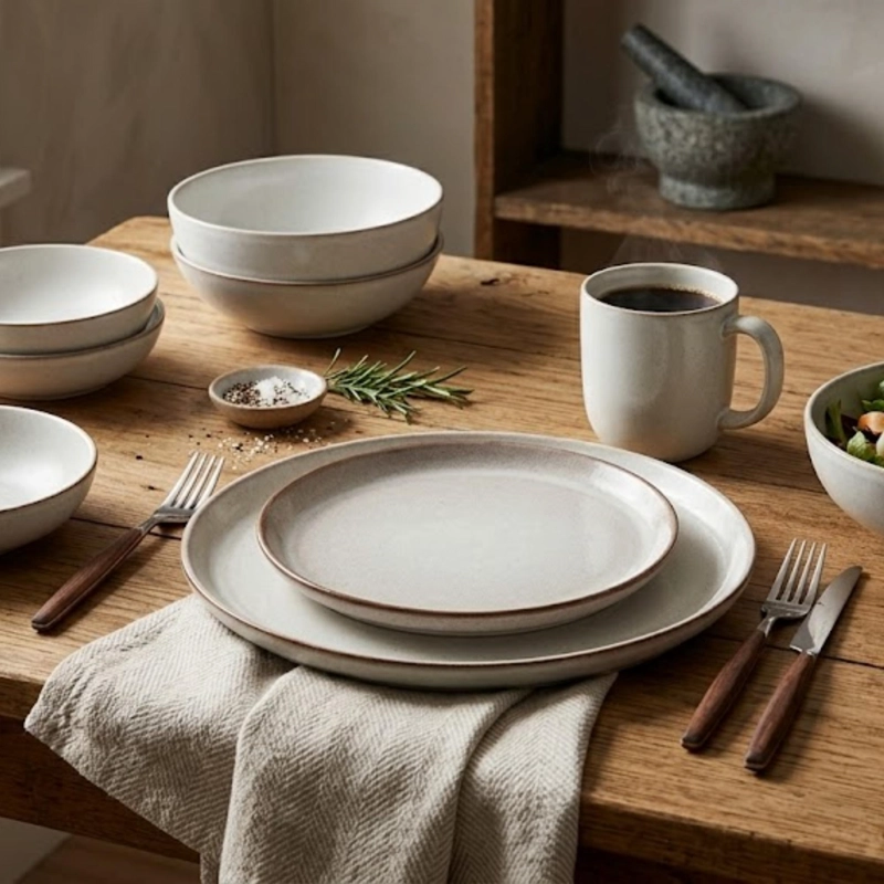 VAJILLA CERAMICA BRISTOL 30 PIEZAS PARA 6 PERSONAS - 6