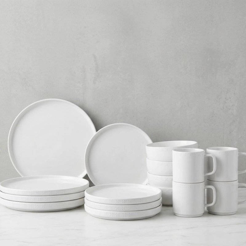 VAJILLA CERAMICA MANHATTAN 16 PIEZAS PARA 4 PERSONAS - 3