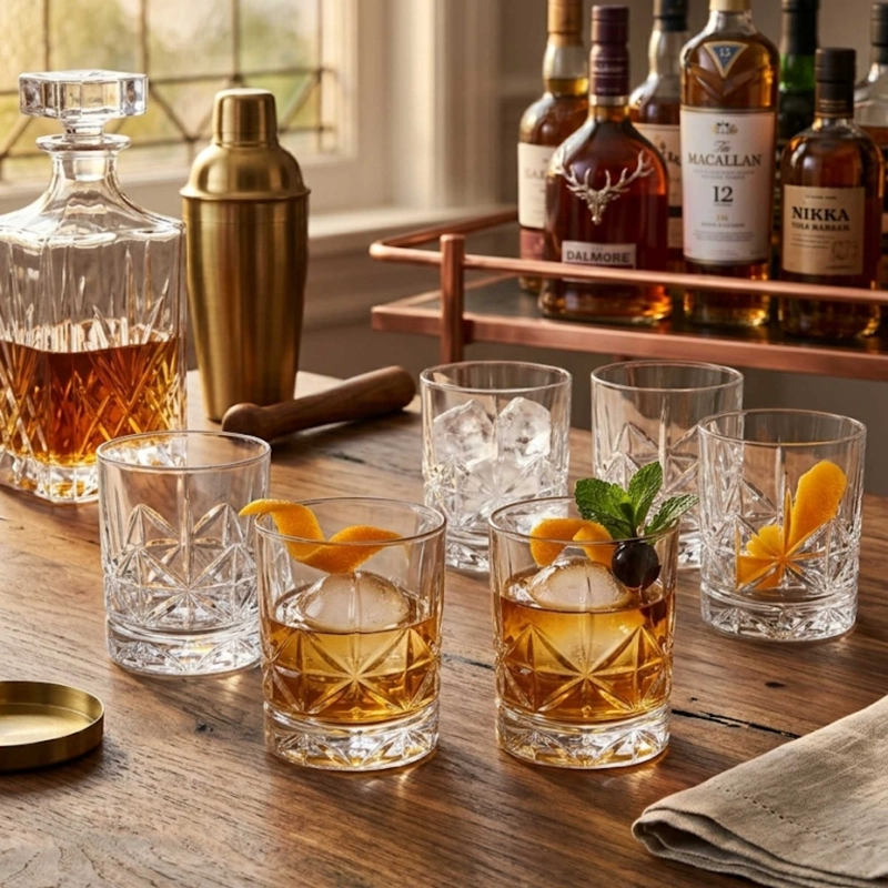 SET 6 VASOS DOUBLE OLD FASHIONED TALLADOS 377 ML - 3