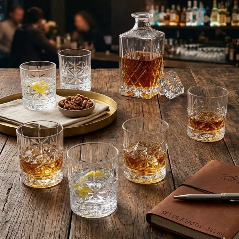 SET 6 VASOS OLD FASHIONED TALLADOS 323 ML - 3
