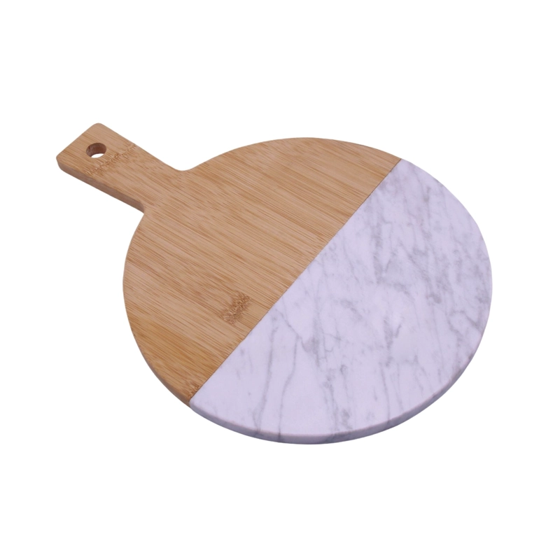 TABLA DE MARMOL Y BAMBOO PARA SERVIR 33X24 CM - 4