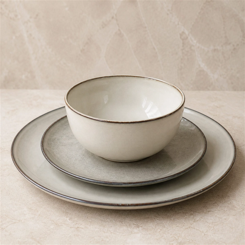 VAJILLA CERAMICA CUSCO 18 PIEZAS PARA 6 PERSONAS - 2