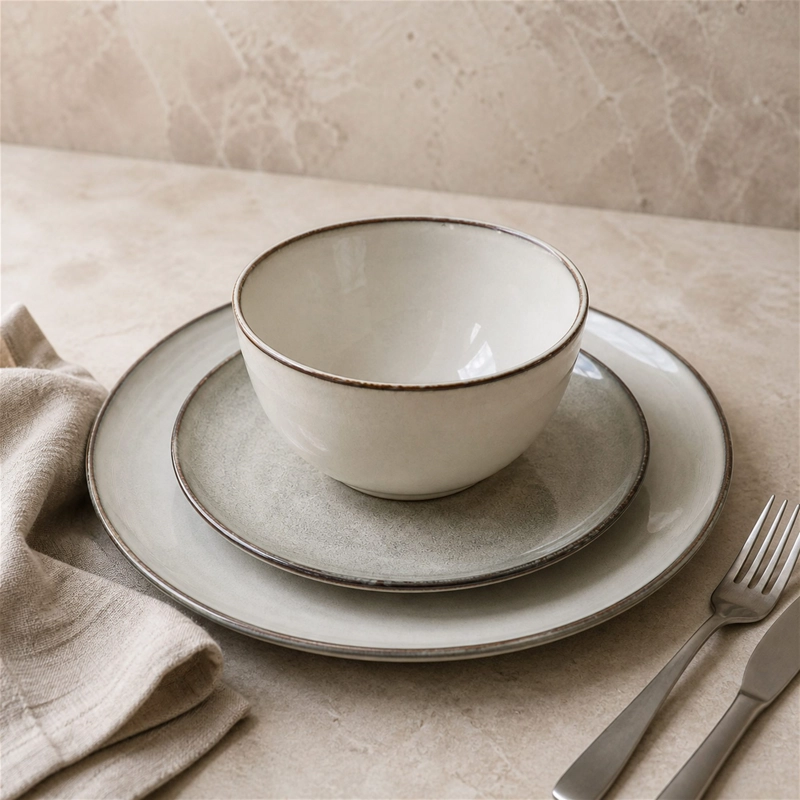 VAJILLA CERAMICA CUSCO 18 PIEZAS PARA 6 PERSONAS - 3