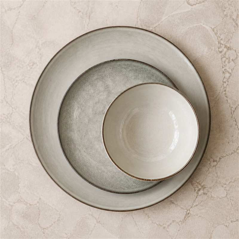 VAJILLA CERAMICA CUSCO 18 PIEZAS PARA 6 PERSONAS - 4