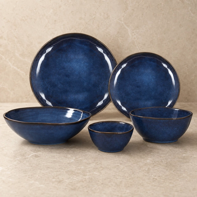 VAJILLA CERAMICA BERGEN 30 PIEZAS PARA 6 PERSONAS - 1