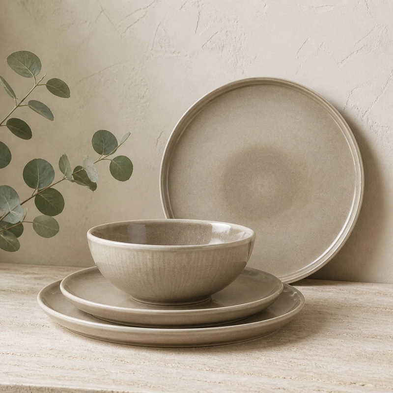 VAJILLA CERAMICA NAZCA 18 PIEZAS PARA 6 PERSONAS - 3