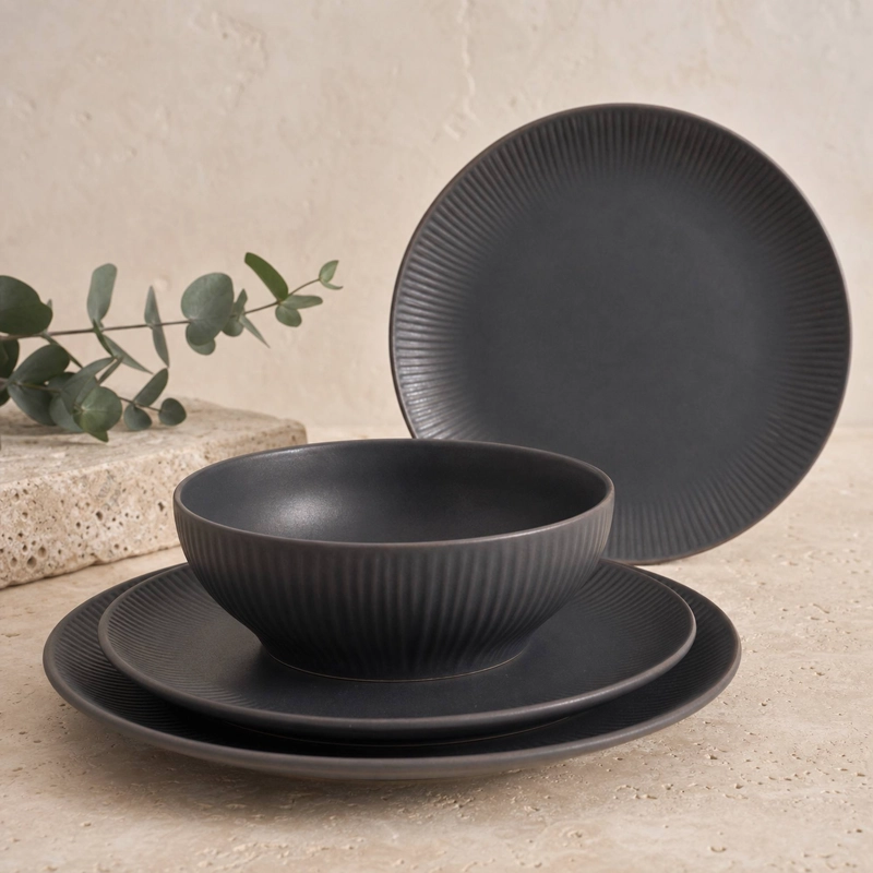 VAJILLA CERAMICA TOKIO 18 PIEZAS PARA 6 PERSONAS - 3