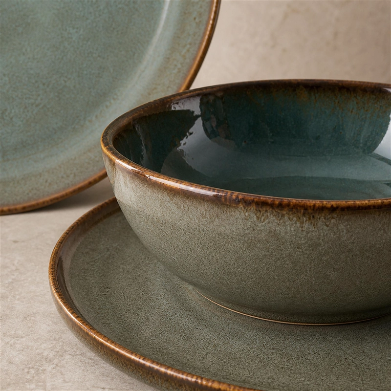 VAJILLA CERAMICA BELFAST 18 PIEZAS PARA 6 PERSONAS - 4