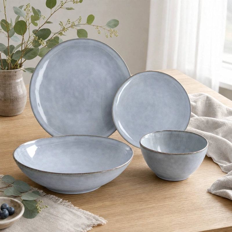 VAJILLA CERAMICA NIJAR 24 PIEZAS PARA 6 PERSONAS - 2