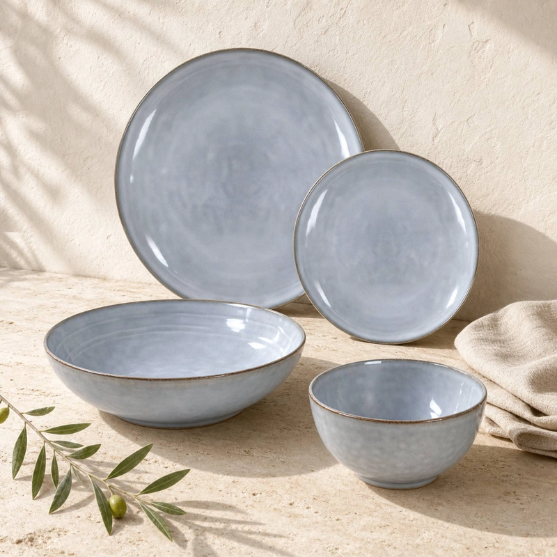 VAJILLA CERAMICA NIJAR 24 PIEZAS PARA 6 PERSONAS - 5