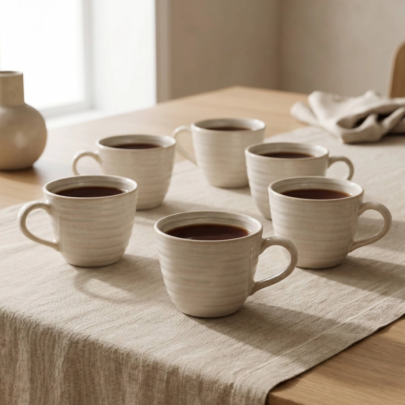 SET 6 TAZAS MUG CERAMICA ARTESANAL ASIS 470 ML - 3