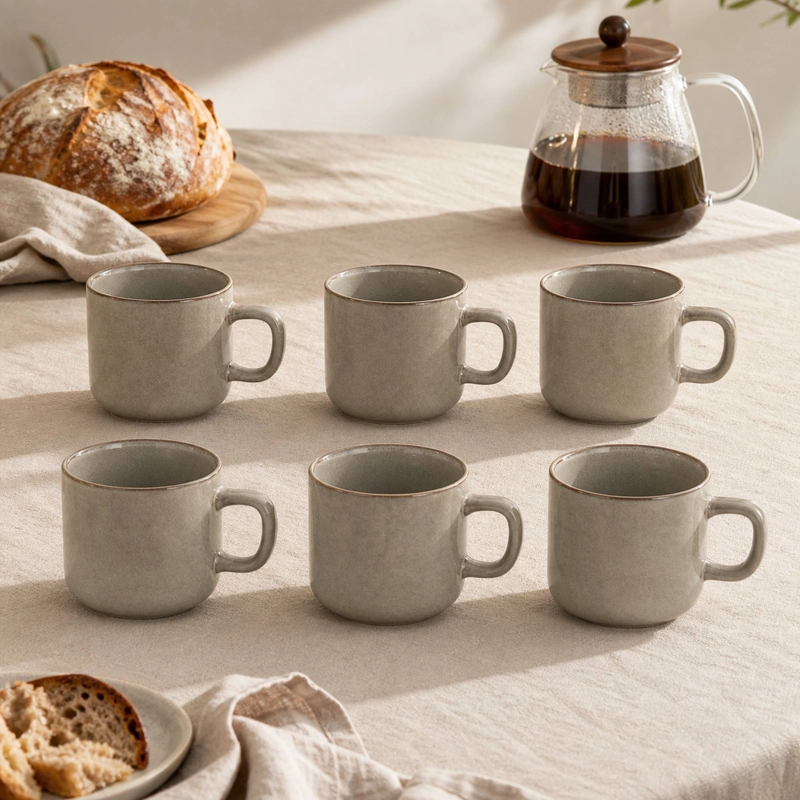 MUG CERAMICA HALIFAX SET DE 6 380 ML - 2