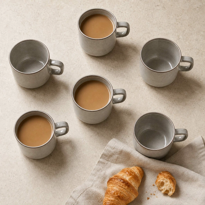 MUG CERAMICA HALIFAX SET DE 6 380 ML - 3