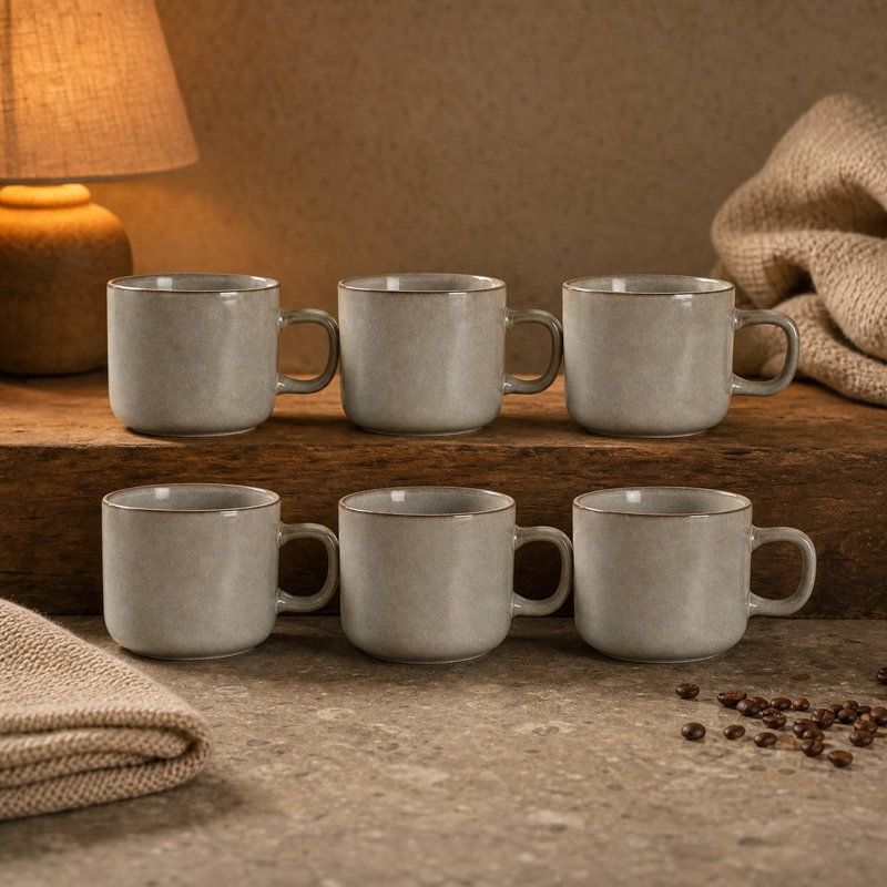 MUG CERAMICA HALIFAX SET DE 6 380 ML - 5