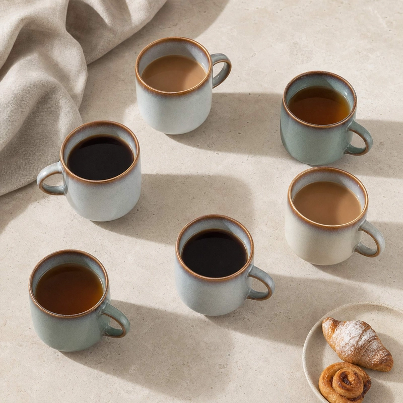SET 6 TAZAS MUG CERAMICA CHILOE  380 ML - SURTIDO 3 MODELOS - 3