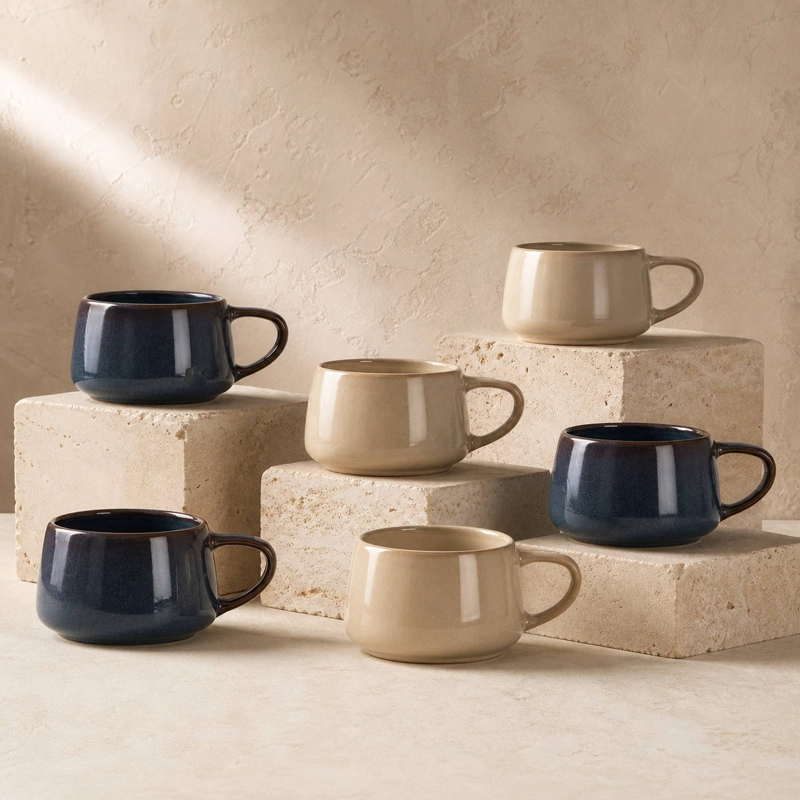 SET 6 TAZAS MUG CERAMICA TAIPEI 470 ML - SURTIDO 2 MODELOS - 4