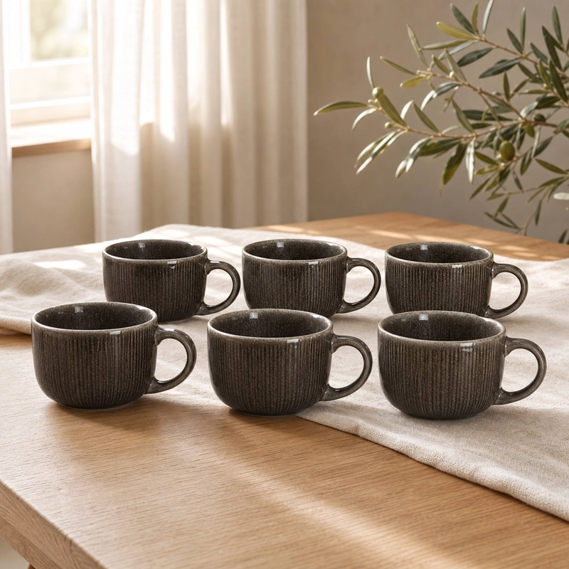 MUG CERAMICA SALZBURGO SET DE 6 530 ML - 2
