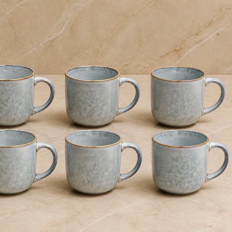 MUG CERAMICA NIJAR SET DE 6 400 ML - 2