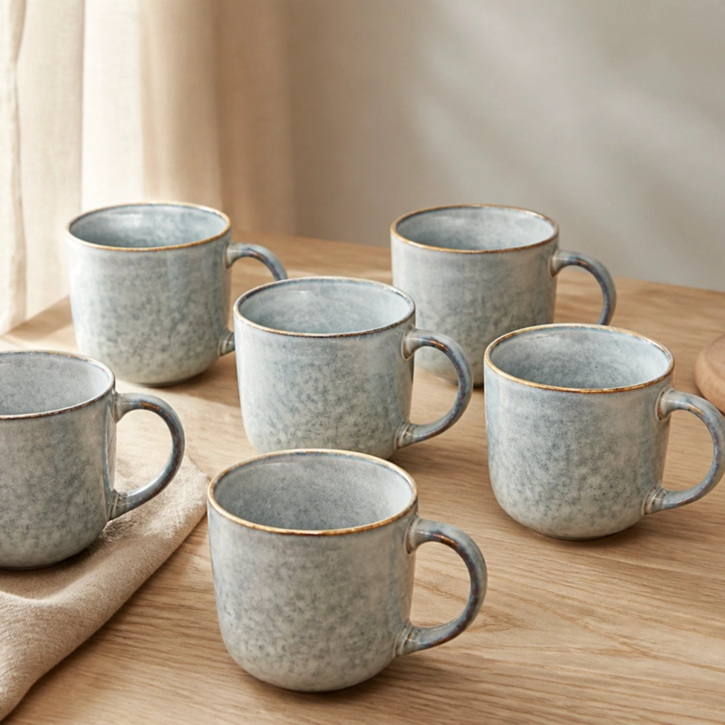 MUG CERAMICA NIJAR SET DE 6 400 ML - 4