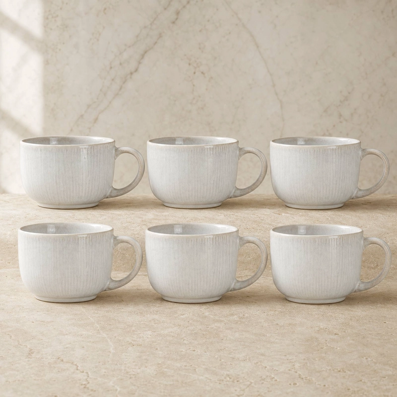 MUG CERAMICA SONORA SET DE 6 530 ML - 1
