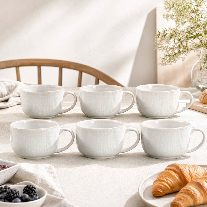 MUG CERAMICA SONORA SET DE 6 530 ML - 2
