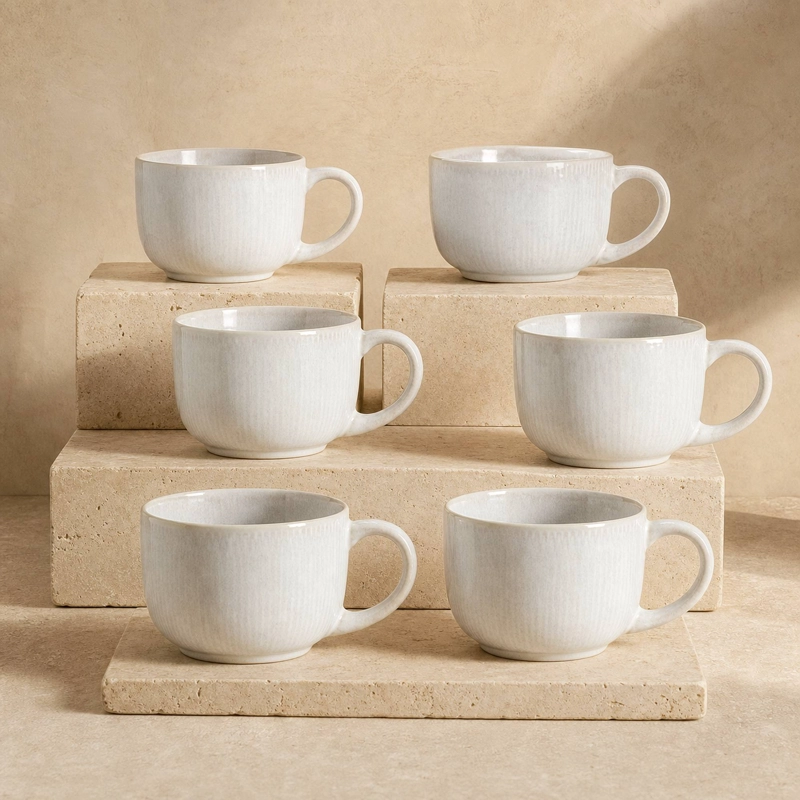 MUG CERAMICA SONORA SET DE 6 530 ML - 4