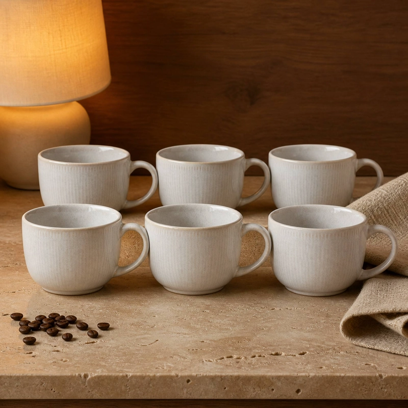 MUG CERAMICA SONORA SET DE 6 530 ML - 5