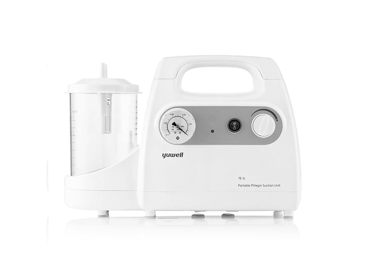 BOMBA EQUIPO DE ASPIRACIÓN SECRECIONES CON BATERÍA YUWELL - 2