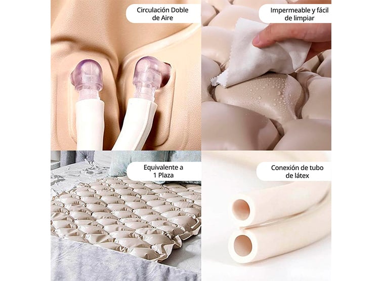 COLCHÓN ANTIESCARAS + COBERTOR IMPERMEABLE 1½ PLAZA - 5