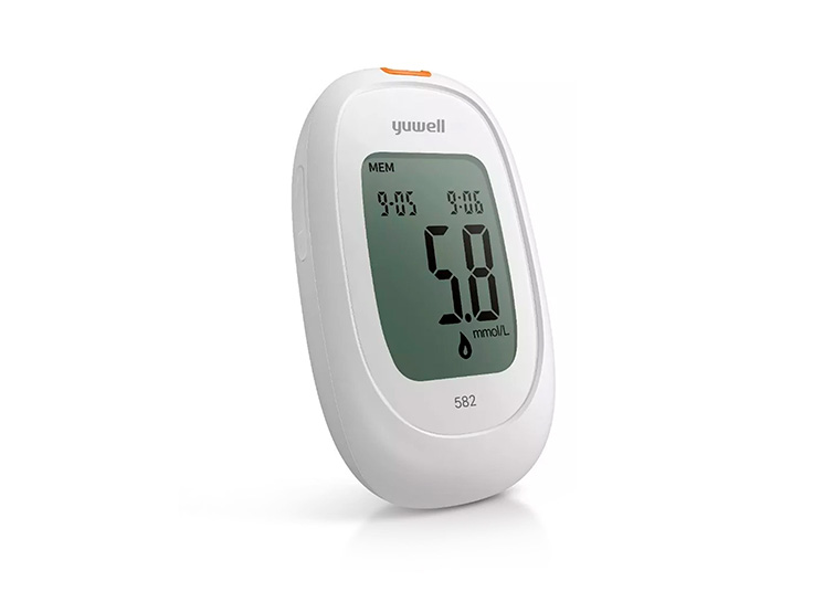GLUCÓMETRO YUWELL 582 MEDIDOR GLUCOSA GLICEMIA 50 CINTAS 50 LANCETAS - 3