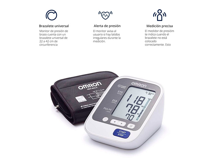 TOMA PRESIÓN TENSIÓMETRO OMRON 7130 + CONECTOR ELÉCTRICO - 4