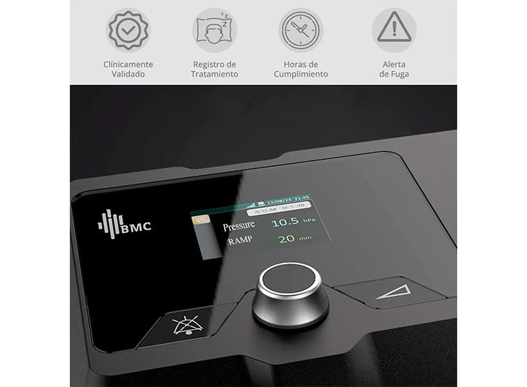AUTO CPAP RESMART TOPMEDIC G2S A20 TUBO ESTÁNDAR + MASCARA NASAL M - 3