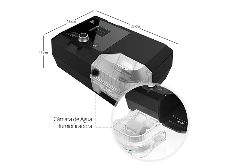 AUTO CPAP RESMART TOPMEDIC G2S A20 TUBO ESTÁNDAR + MASCARA NASAL M - 5