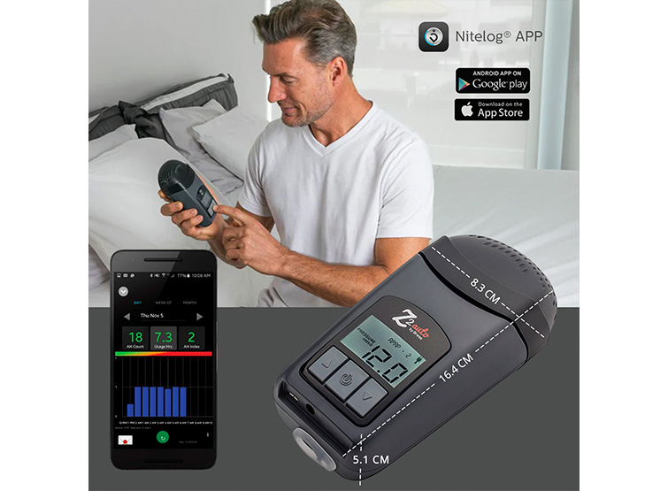 AUTO CPAP TOPMEDIC PORTÁTIL COMPACTO SILENCIOSO BREAS Z2 - 5