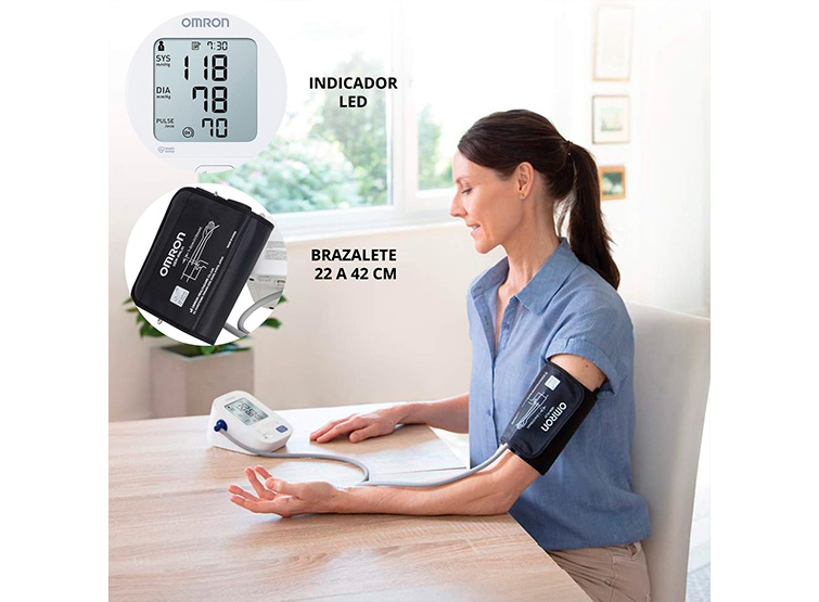 TOMA PRESIÓN DIGITAL DE BRAZO OMRON 7154 + BZTE ADULTO Y PEDIÁTRICO + ADAPTADOR ELÉCTRICO - 4