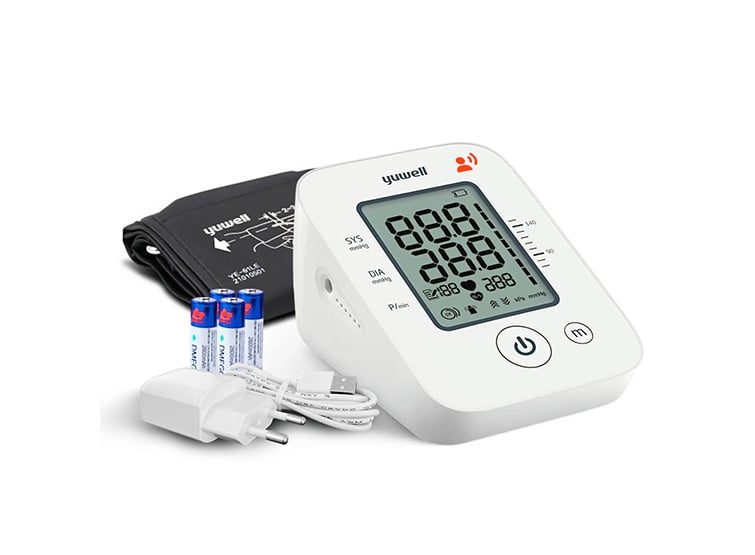TOMA PRESIÓN DIGITAL DE BRAZO YUWELL YE660D CON INDICADOR DE VOZ - 1