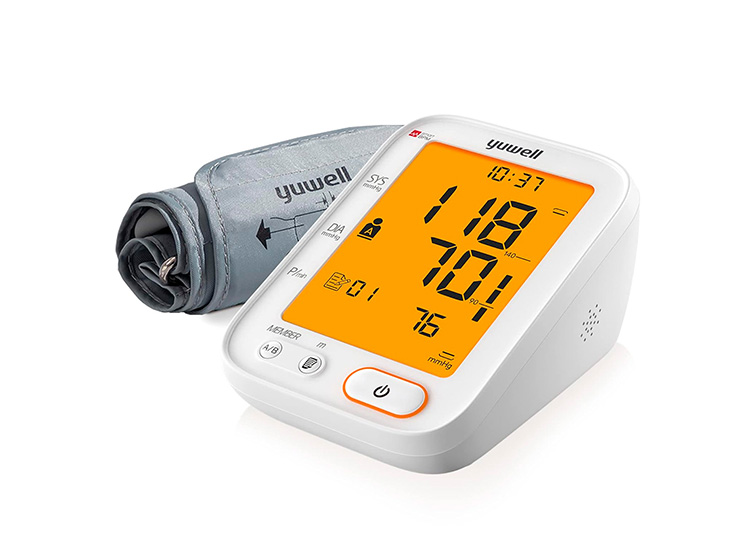 TOMA PRESIÓN DIGITAL DE BRAZO YUWELL YE680B + BZTE ADULTO Y PEDIÁTRICO 360° - 2