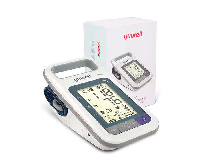 TOMA PRESIÓN DIGITAL DE BRAZO YUWELL YE680E DUAL + PEDESTAL - 7