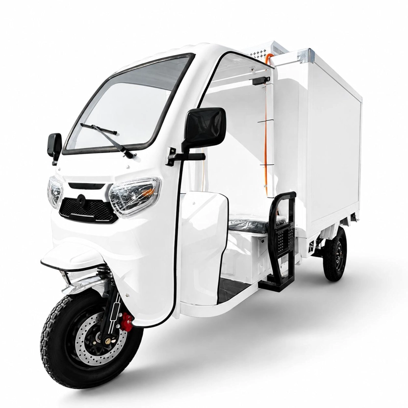 TRICICLO 'TORITO' BENCINA + ELECTRICIDAD - CAMARA FRIO PARA 1.000 KILOS - 1.500W - 1