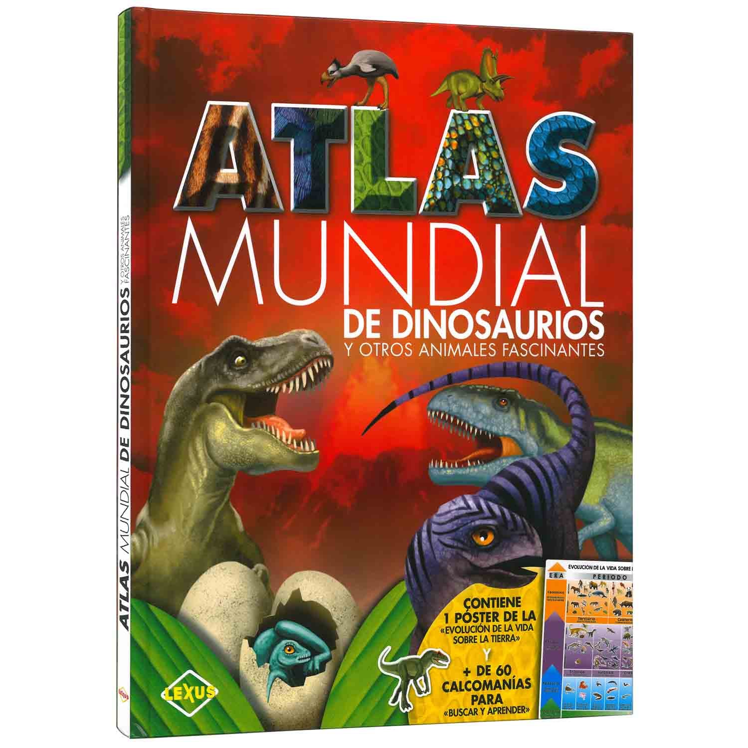 ATLAS MUNDIAL DE DINOSAURIOS Y OTROS ANIMALES - 1