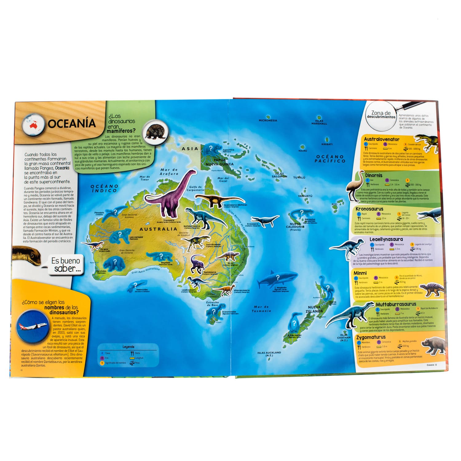 ATLAS MUNDIAL DE DINOSAURIOS Y OTROS ANIMALES - 4