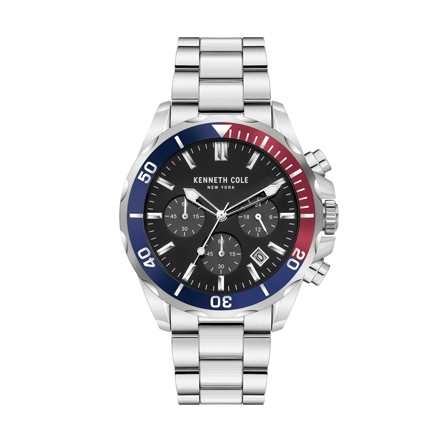 RELOJ KENNETH COLE HOMBRE PLATEADO - 1